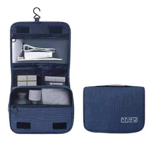 Neceser Bolsa De Viaje para Cosméticos Maquillaje material Impermeable color Azul Venzhop