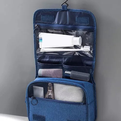 Neceser Bolsa De Viaje para Cosméticos Maquillaje material Impermeable color Azul Venzhop