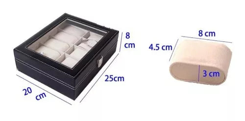 Caja Organizadora Exhibidor para 10 Relojes O Pulseras Venzhop
