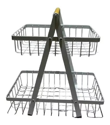 Estante Verdulero 2 Nivel Organizador Metal Multiuso Venzhop