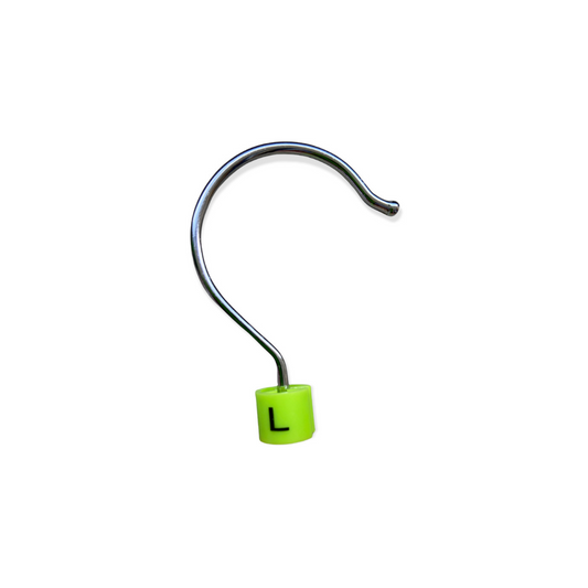 Pack 100 Marca Tallas Para Colgadores De Ropa Talla L