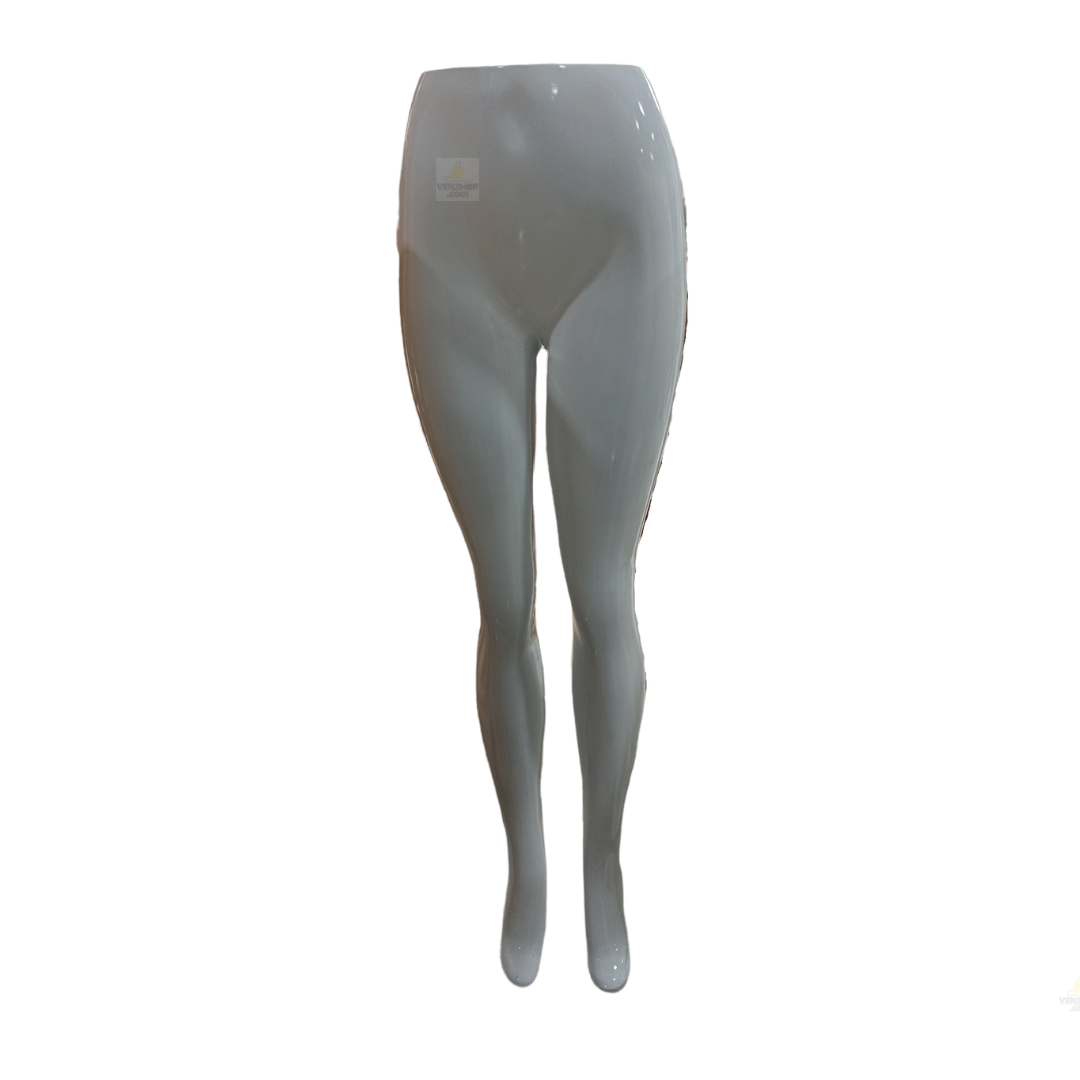 Maniquí Piernas Blancas de Dama, exhibidor de Pantalón, calza, buzo y más Venzhop