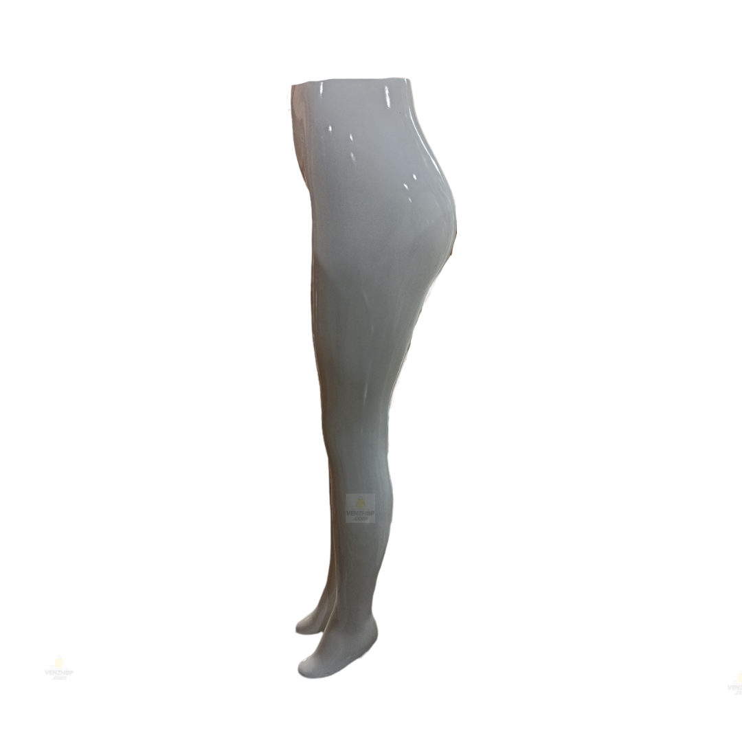 Maniquí Piernas Blancas de Dama, exhibidor de Pantalón, calza, buzo y más Venzhop