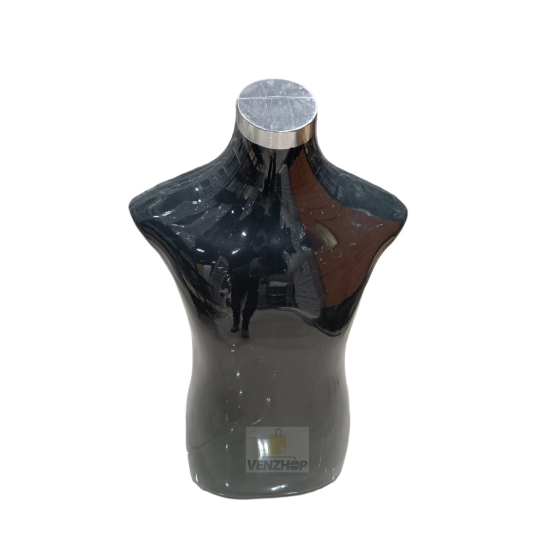 Torso Maniquí negro Hombre Caballero Con Pedestal Venzhop