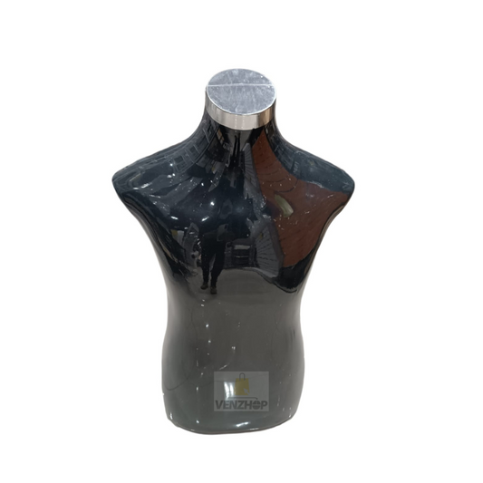Torso Maniquí negro Hombre Caballero Con Pedestal