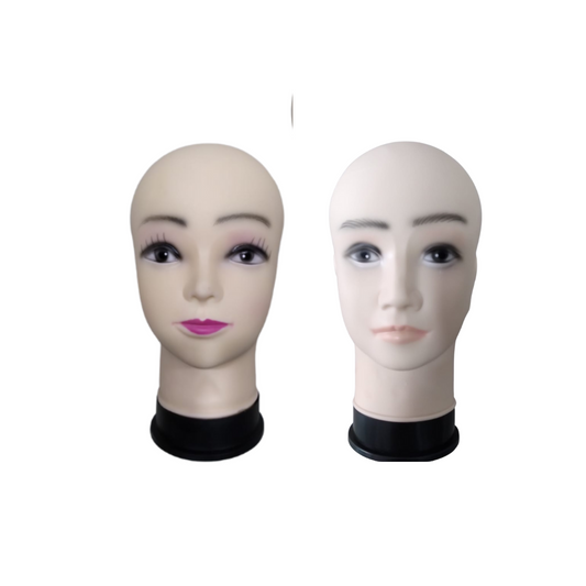 Pack Exhibidores Para Gorros y lentes, Cabeza Hombre Y Mujer