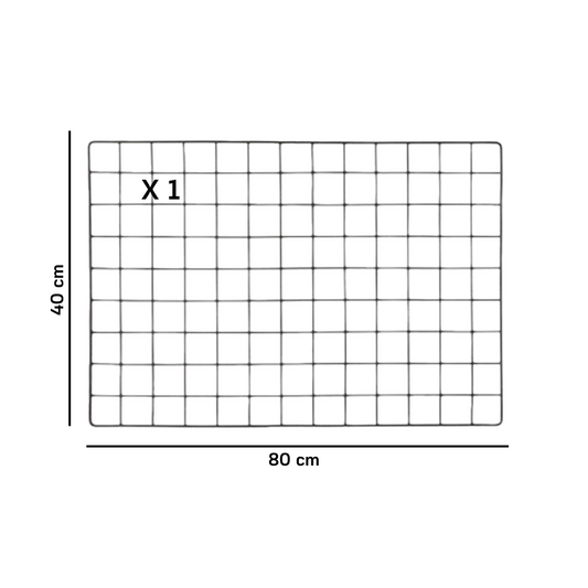 Malla O Rejillla 80cm x40cm Para Colgar Ganchos Feria Venzhop