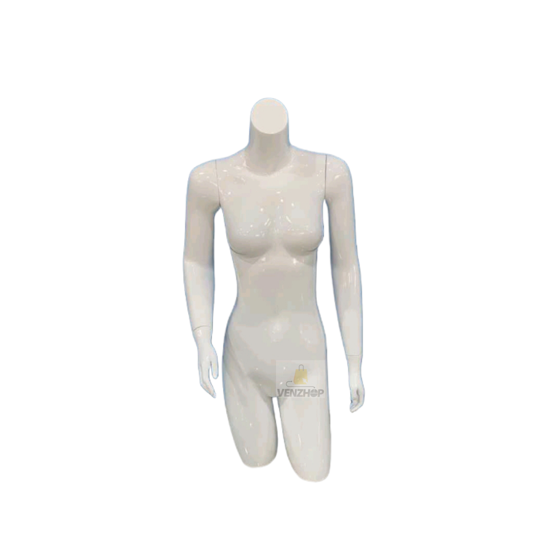 Maniquí Mujer / Dama Blanco Piernas Cortas Venzhop