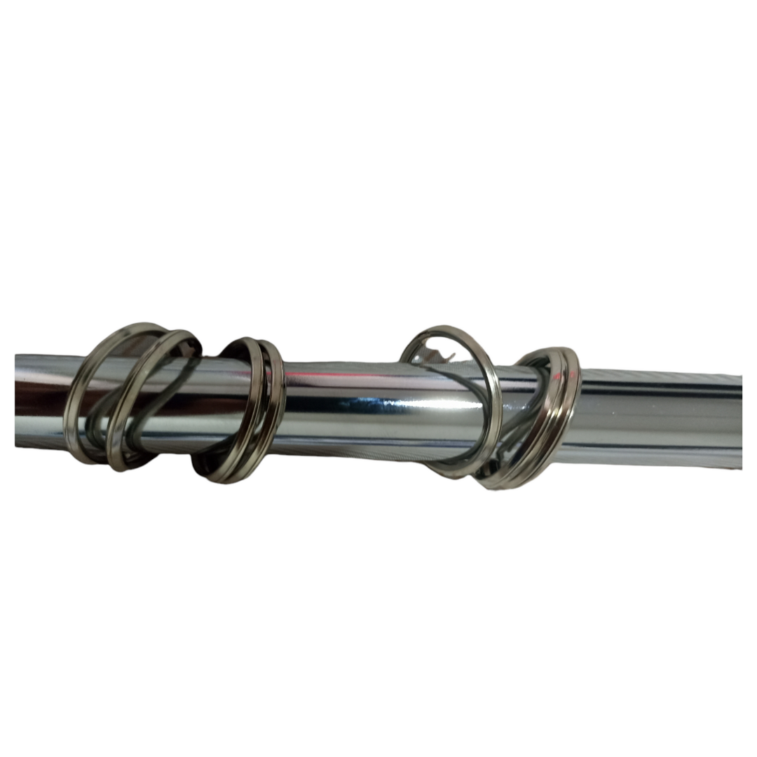 Aro metálico Cromado Cortina Probador Tienda O Boutique