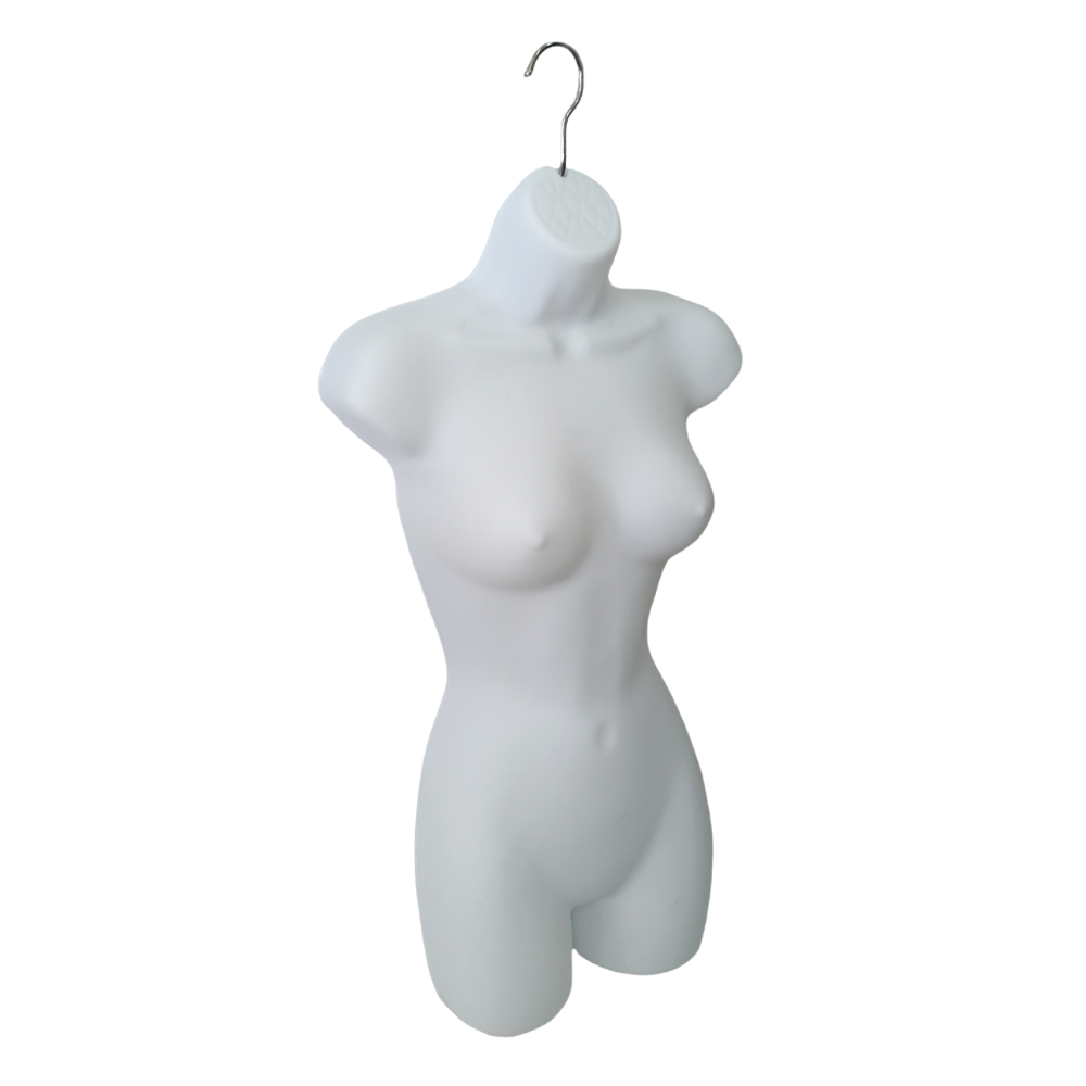 Torso Colgador Para Poleras de Damas Con Gancho
