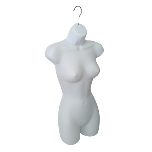 Torso Colgador Para Poleras de Damas Con Gancho