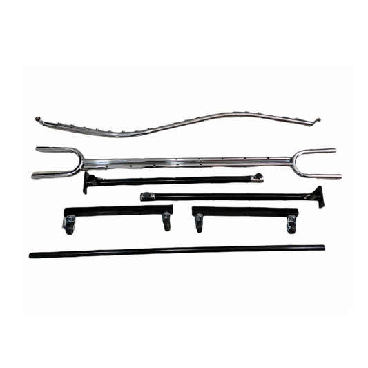 Perchero de ropa Colgador tipo Cascada Para Exhibir Poleras Metal