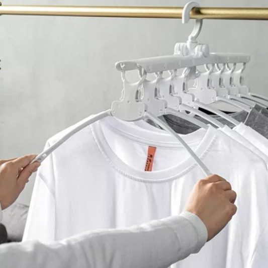 Colgadores Mágicos Plegables Polera Plástico 5 En 1