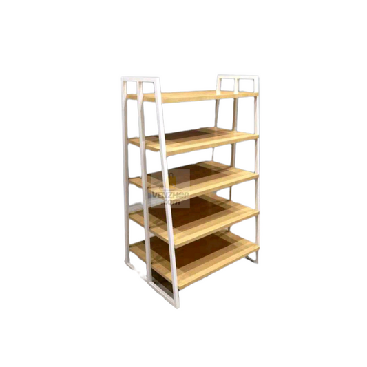 Estante doble Madera  Exhibir Supermercado O Tienda