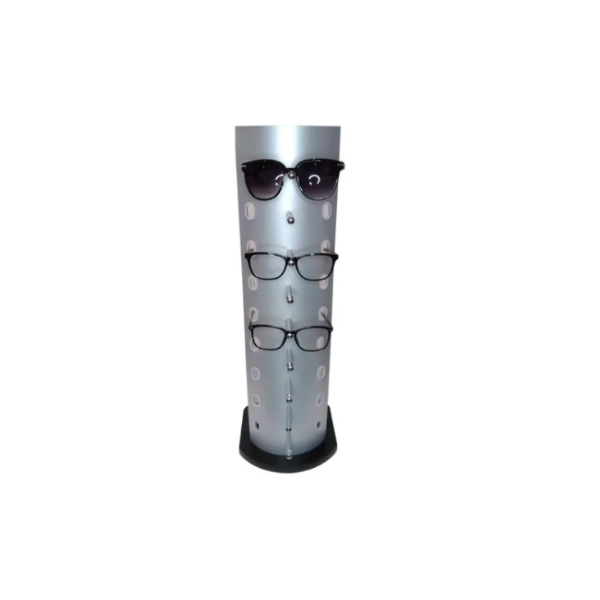 Exhibidor 9 lentes o gafas base madera