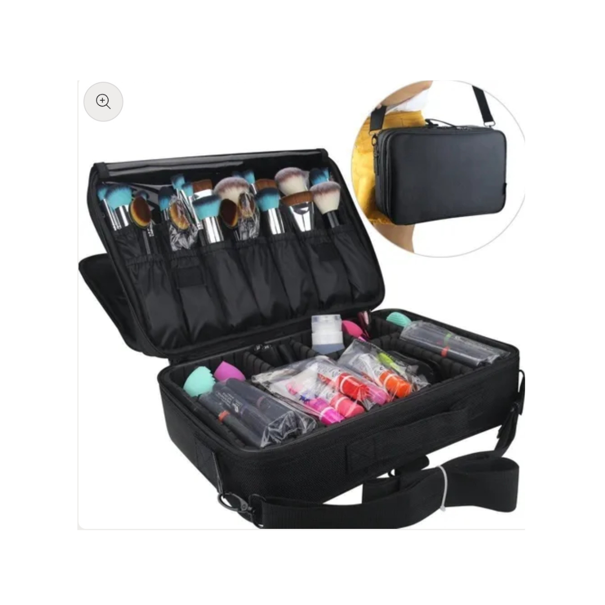 Maleta De Maquillaje Grande Portátil de Cosmetología