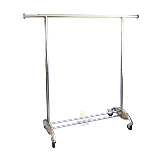 Perchero de ropa Colgador exhibidor extendible Metal Con Ruedas