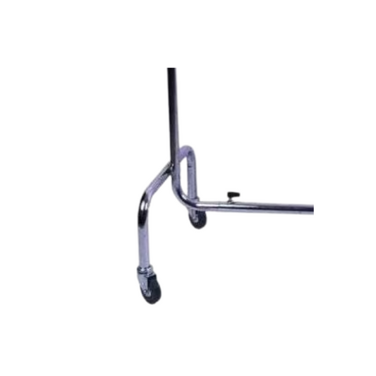 Perchero Colgador Metal Barra Extendible Con Ruedas