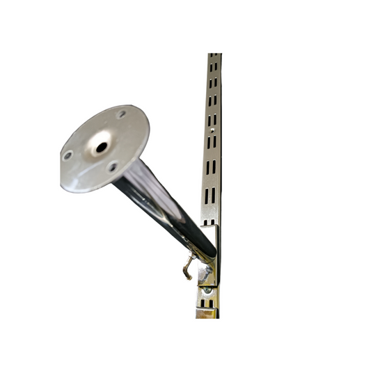 Riel De 2.4 Mts Metal Para Colocar Ganchos Soportes Venzhop