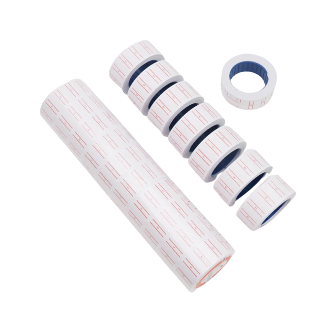 10 Rollos Etiquetas Maquina Etiquetadora Precios blanco