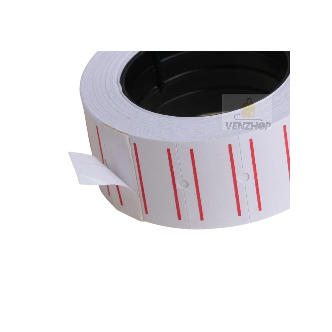 10 Rollos Etiquetas Maquina Etiquetadora Precios blanco