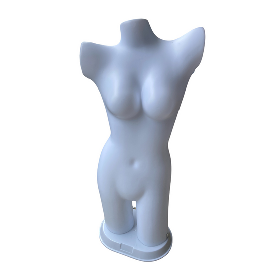 Torso Maniquí Exhibidor De ropa Dama con Luz Led