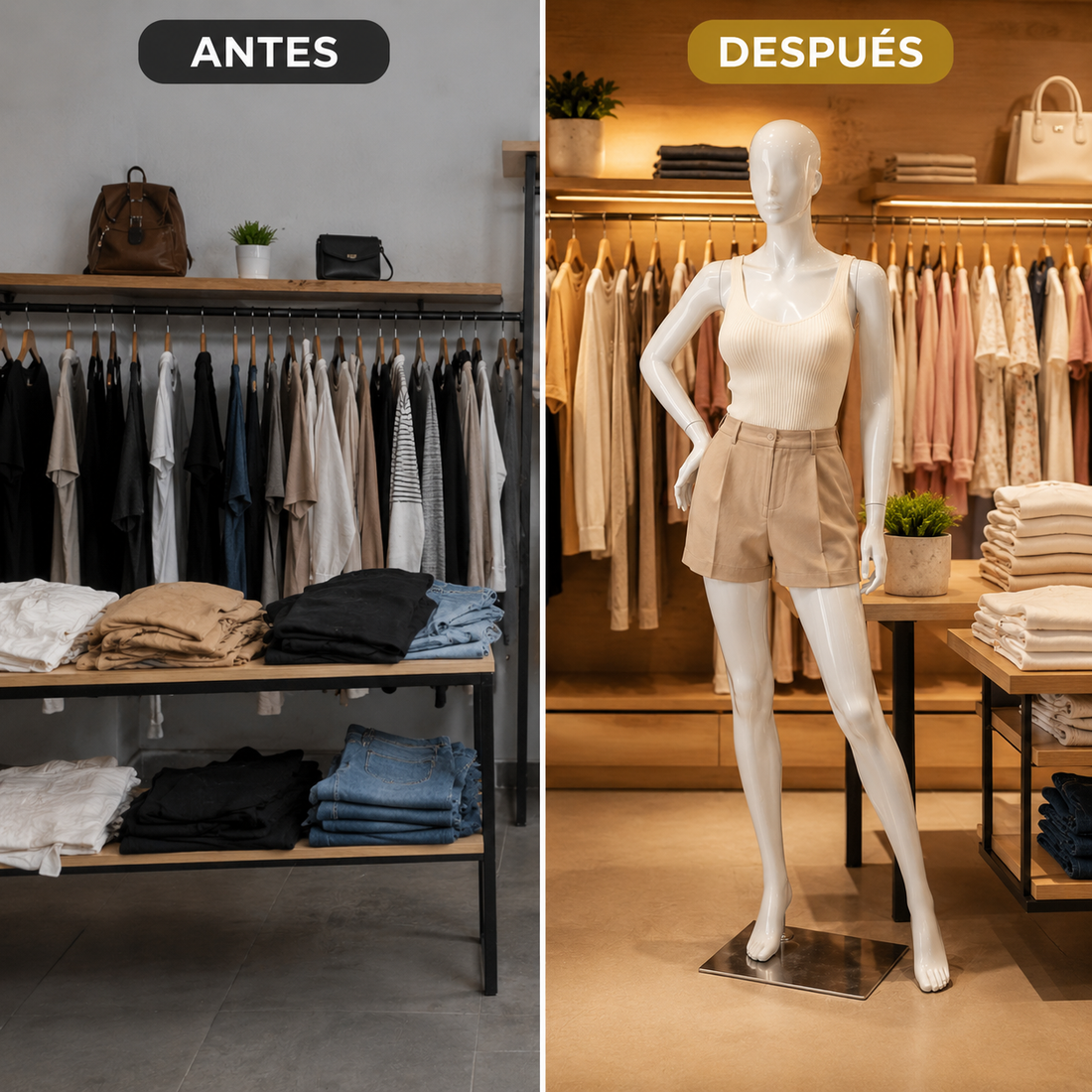 Qué tipo de maniquí elegir para una tienda o boutique
