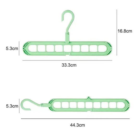 Colgadores Perchero Mágico Giratorio de Plástico 9 EN 1