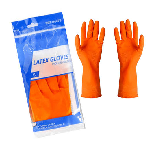 Guantes Doméstico de Limpieza Latex Multiusos Talla S