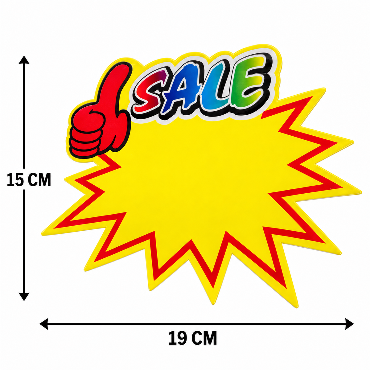 Etiquetas de Cartón para Precios y Ofertas 15 x 19 cm