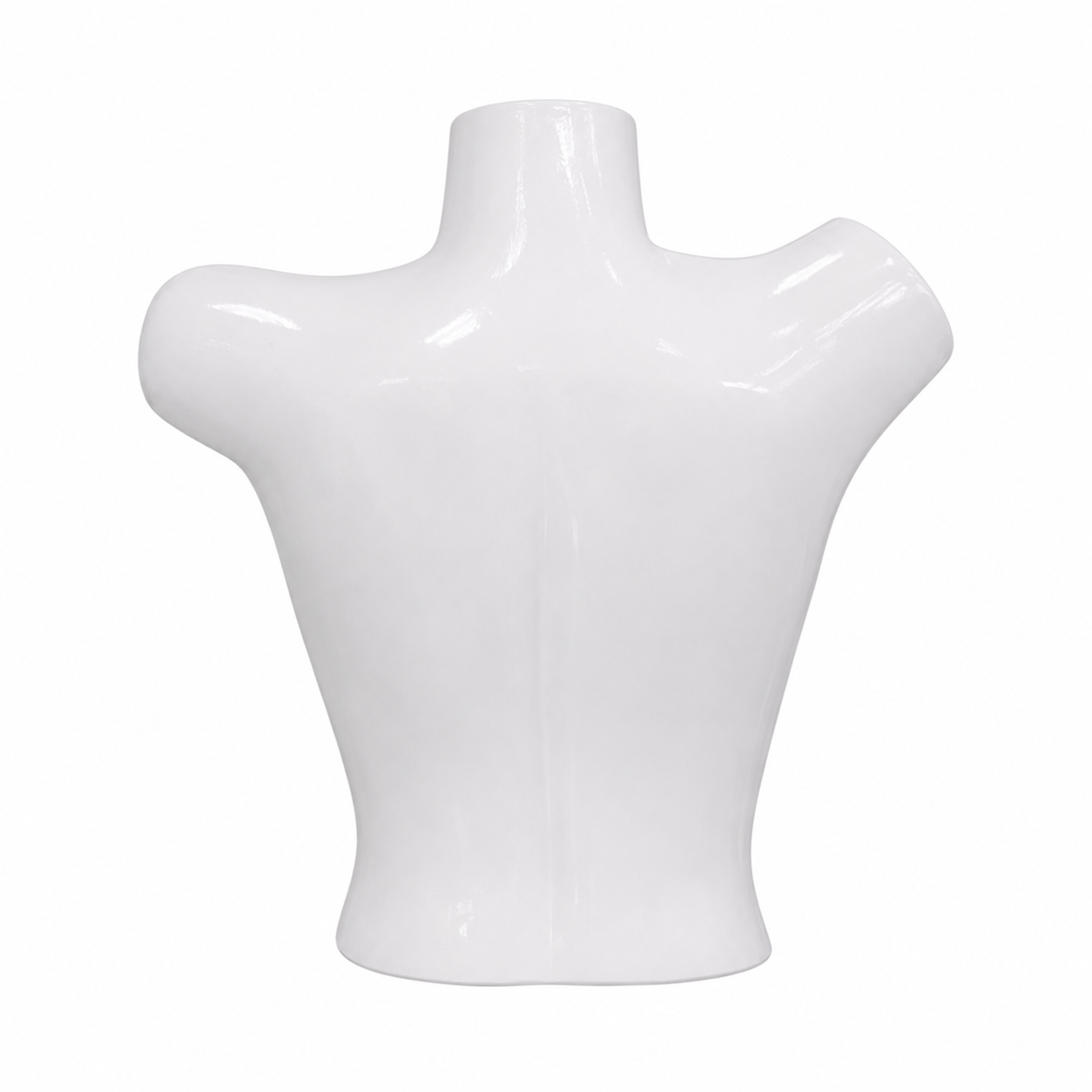 Maniquí Femenino Medio Cuerpo Sin Brazos Hasta el Ombligo – Disponible en Varios Colores