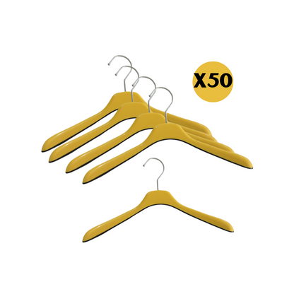 Colgadores de ropa Plástico Amarillo Para Poleras