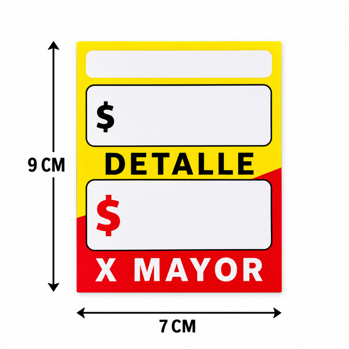 Etiquetas de Cartón para Precios y Ofertas 9 x 7 cm | Pack 100