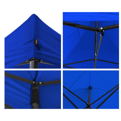 Toldo plegable 3x3 metros azul impermeable