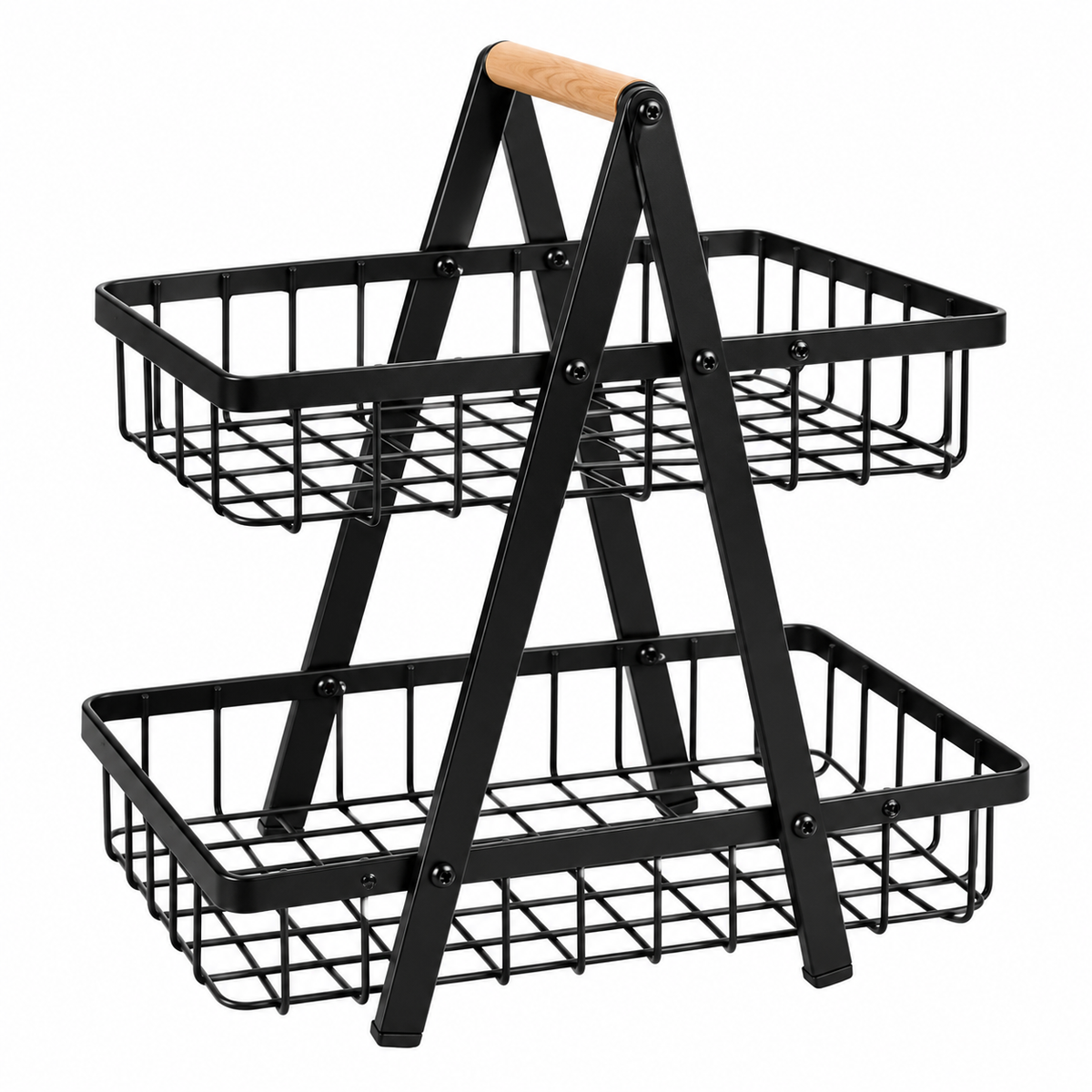 Estante Verdulero 2 Nivel Organizador Metal Multiuso