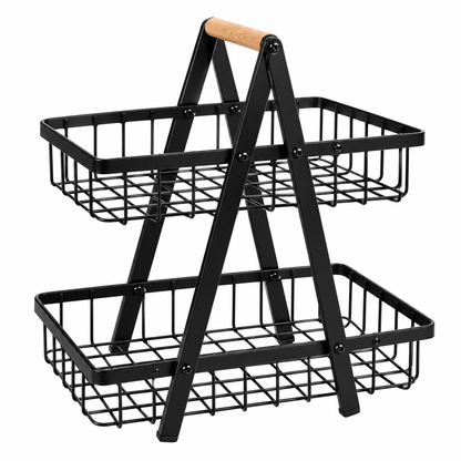 Estante Verdulero 2 Nivel Organizador Metal Multiuso