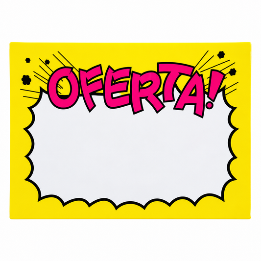 Etiquetas de Oferta para Precios 10 x 13,5 cm