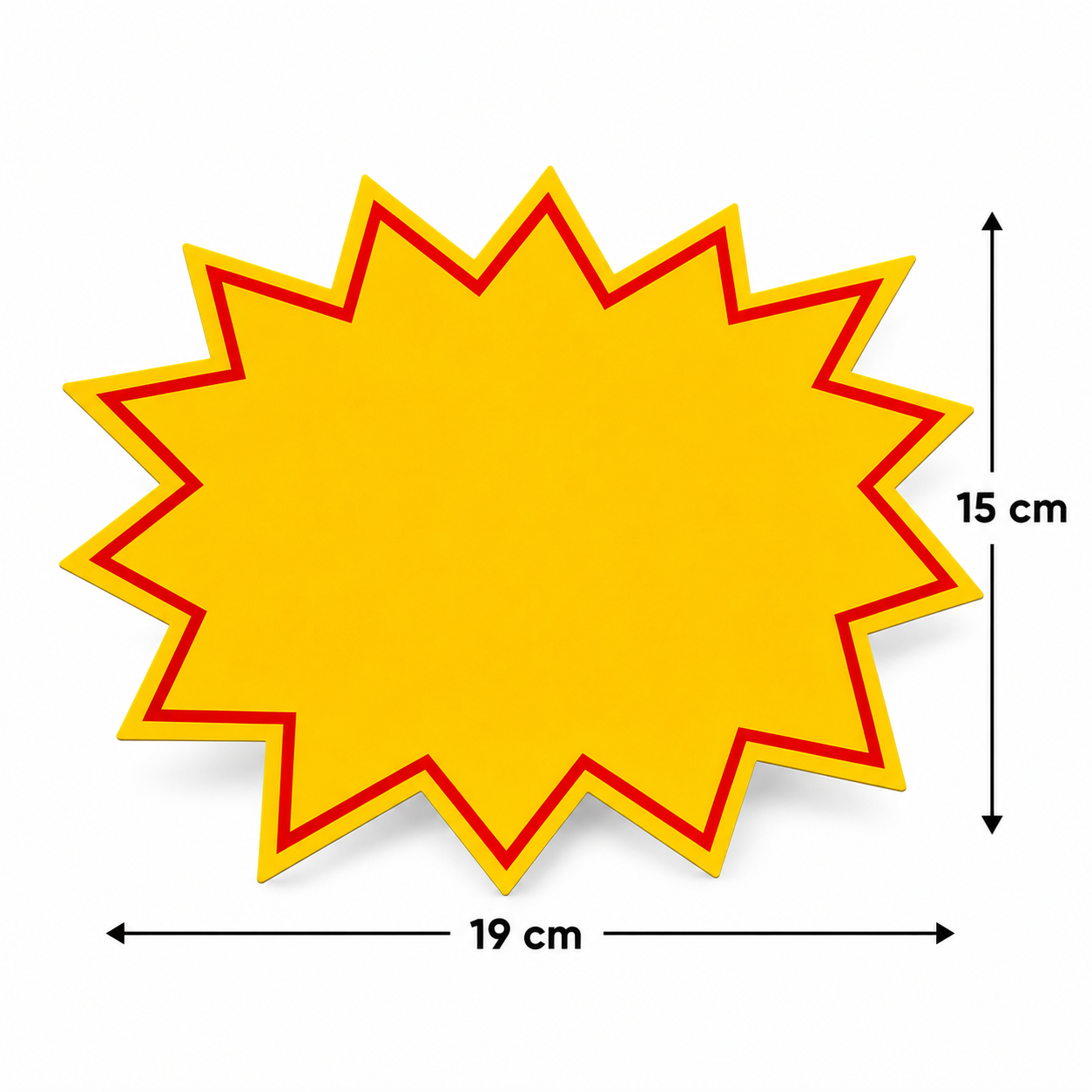 Etiquetas publicitarias De Cartón Para Colocar Precios Ofertas 15cm X 19cm
