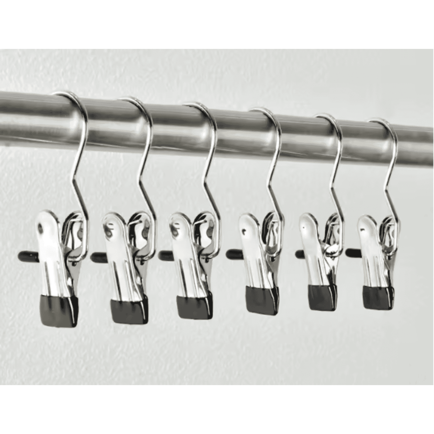 Gancho pinza metal inoxidable pinza giratoria