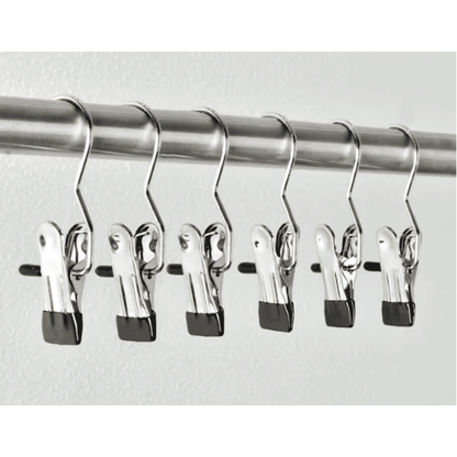 Gancho pinza metal inoxidable pinza giratoria