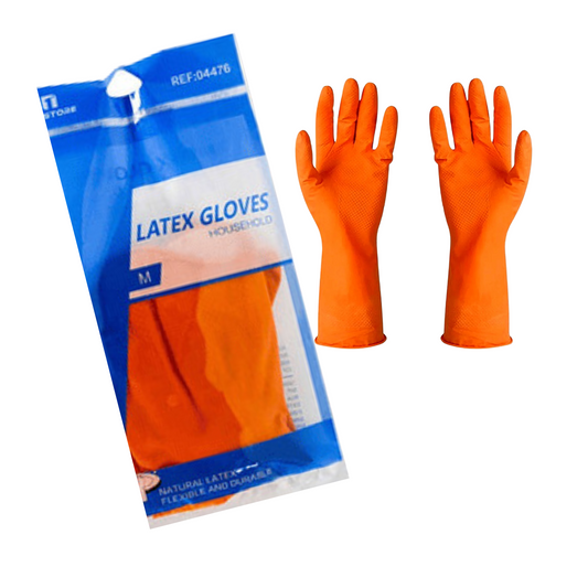 Guantes Doméstico de Limpieza Latex Multiusos Talla M