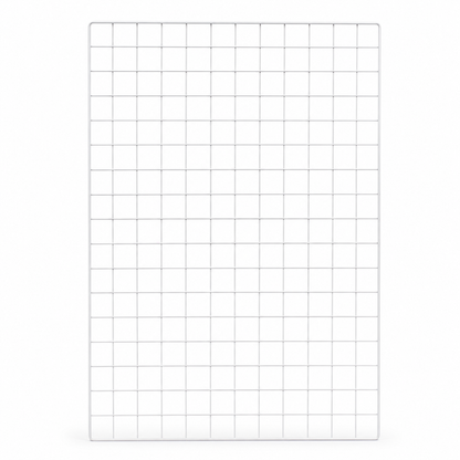 Malla O Rejillla 1mt x 75 cm Para Colgar Ganchos Feria Blanca