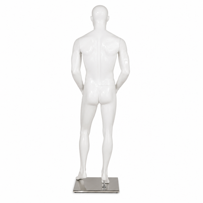 Maniqui Exhibidor Hombre  / Caballero Blanco Cuerpo Completo