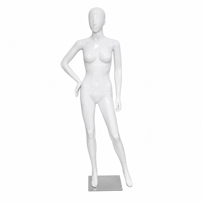 Maniquí Mujer Dama color Blanco de Cuerpo Completo