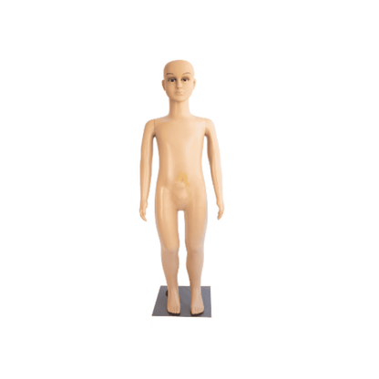 Maniqui Niño Cuerpo Completo exhibidor Color Piel 1mt