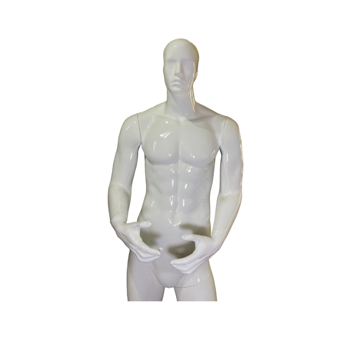 Maniqui Exhibidor Hombre  / Caballero Blanco Cuerpo Completo