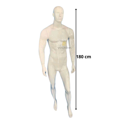 Maniqui Exhibidor Hombre / Caballero Blanco Cuerpo Completo