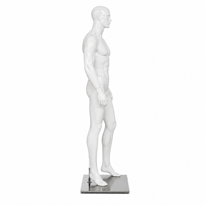Maniqui Exhibidor Hombre / Caballero Blanco Cuerpo Completo