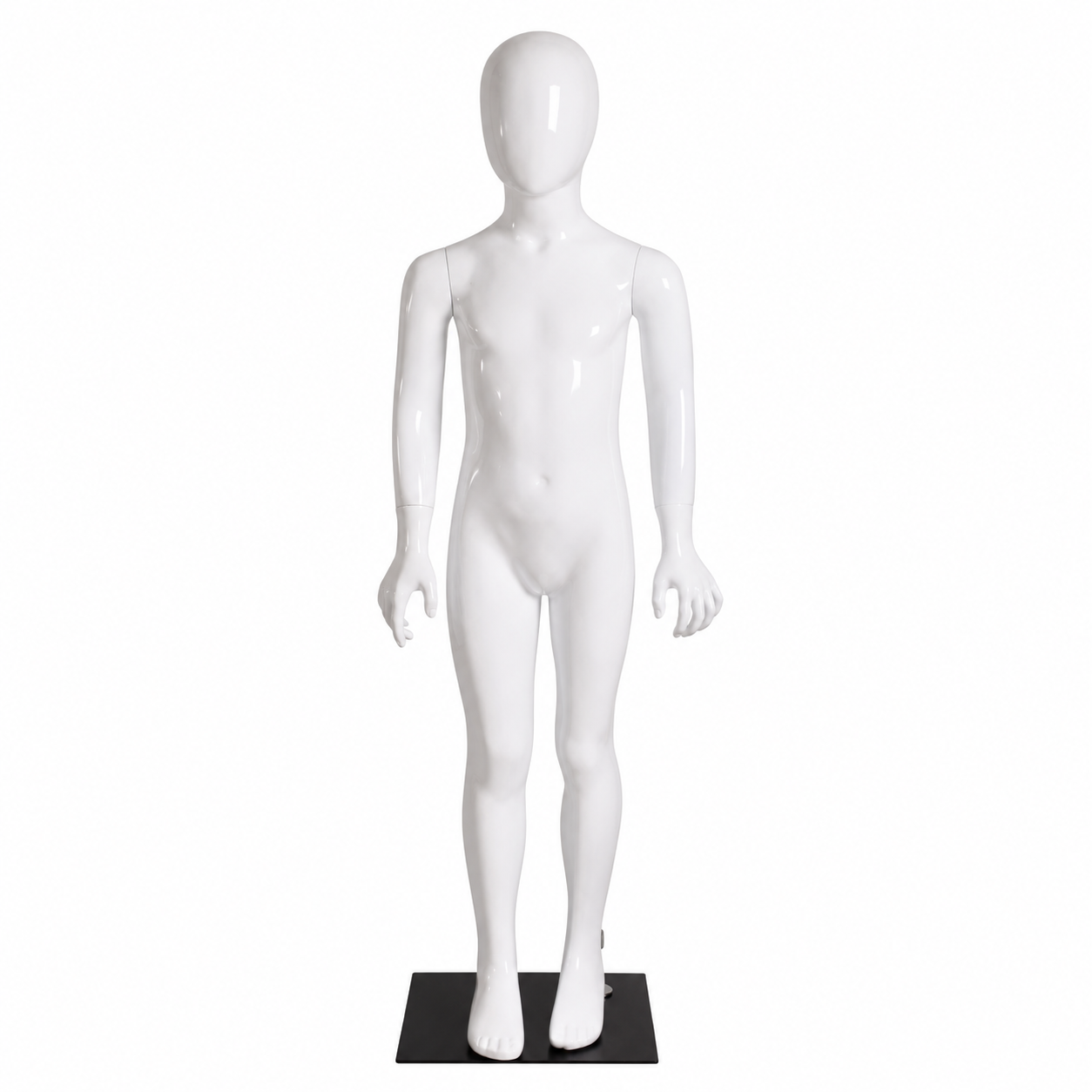 Maniquí Niño Blanco Cuerpo Completo para Tiendas de Ropa Infantil 115 cm