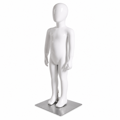 Maniquí Infantil de Cuerpo Completo Blanco de Ropa Infantil 90 Cm